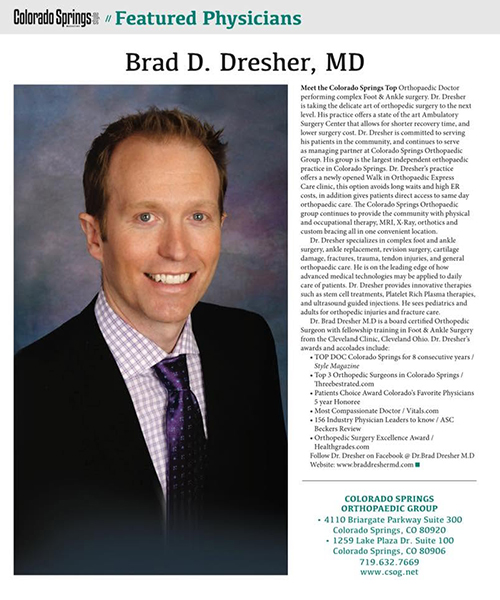Dr. Brad Dresher Featured Physician Feature 2021